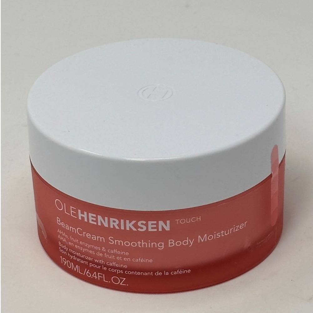 Ole Henriksen Touch BeamCream Smoothing Body Moisturizer 6.4oz AHA Caffeine